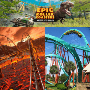 Juego de realidad virtual Epic Roaller Coaster