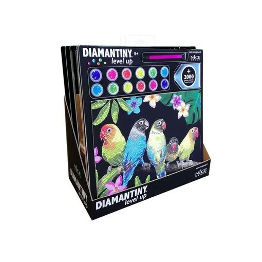 Diamantiny Level Up Italia - Kit Diamond Painting Venezia, Quadro Mosaico A4 Con Gemme 3D, Per Bambini 8+