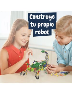 Niños jugando con el scorpiobot