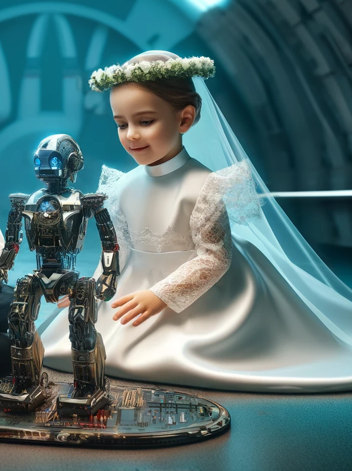 Primera comunión niña